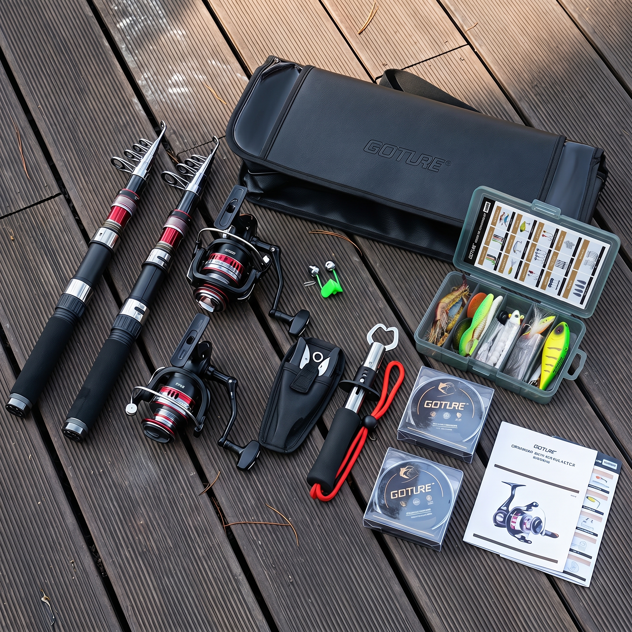 Goture Telescopic Fishing Rod  - đánh giá và giá Fishing Rod Carbon Fiber