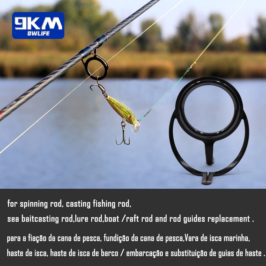 Fishing Rod Repair Kit Spinnin - đánh giá và giá Fishing Rod Guide Replacement