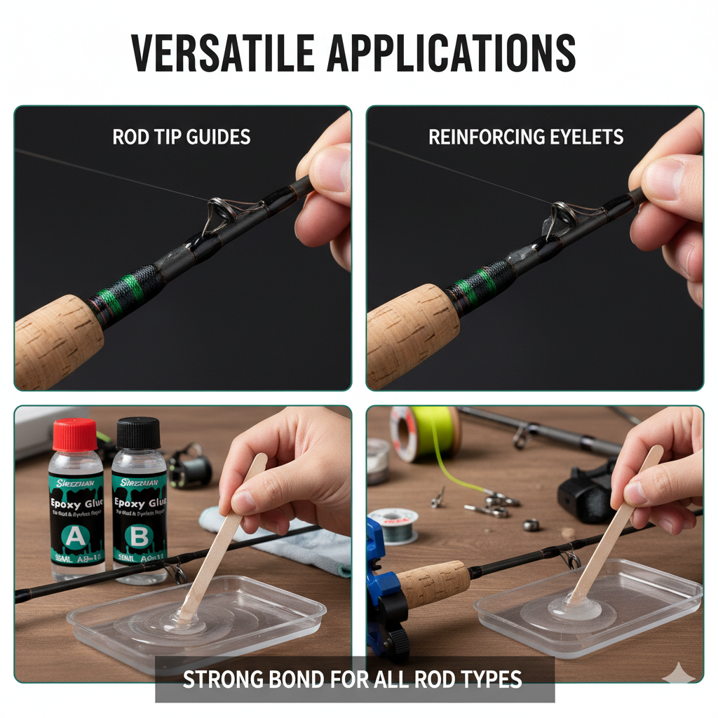 AB Epoxy 1:1 for Fishing Rod R - đánh giá và giá Fishing Rod Guide Replacement