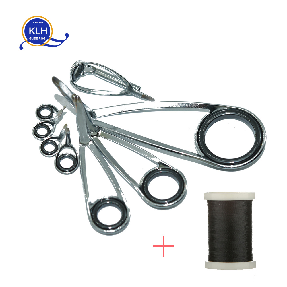 8pcs/Kit KLH Bracket Stainless - đánh giá và giá Fishing Rod Building Kit