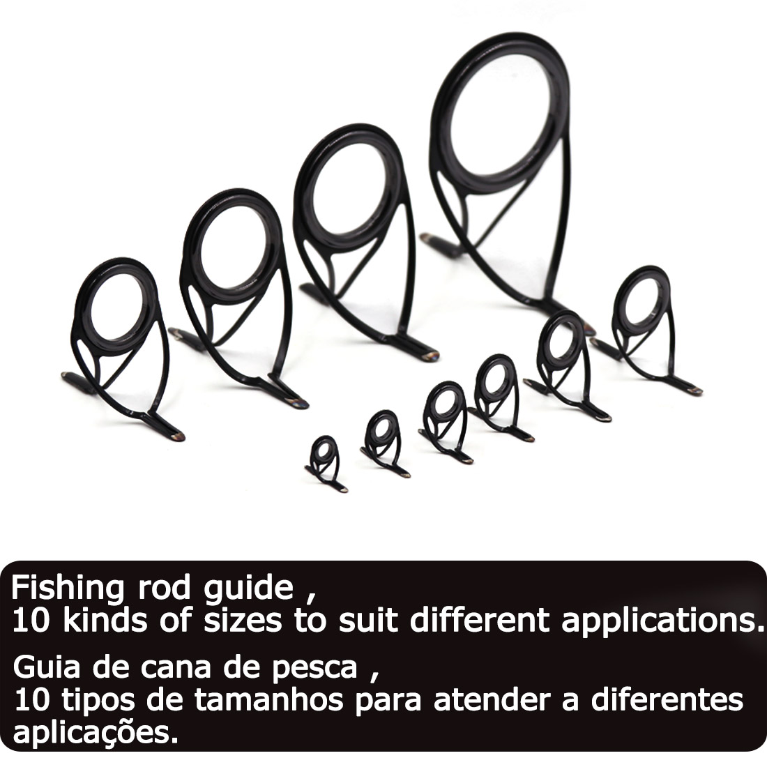 9KM OB Curved Rod Guide Kit 10 - đánh giá và giá Fishing Rod Building Kit