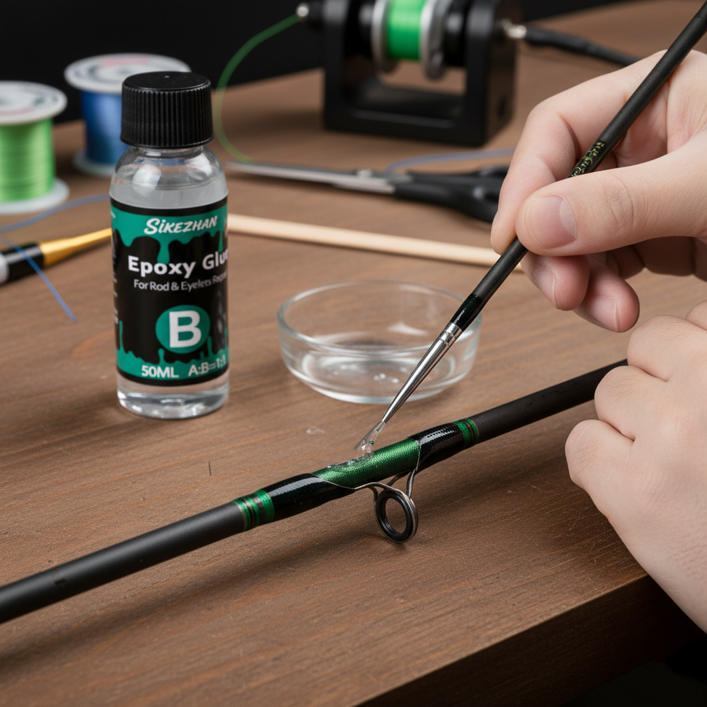Clear 2-Part Fishing Rod Epoxy - đánh giá và giá Fishing Rod Building Kit