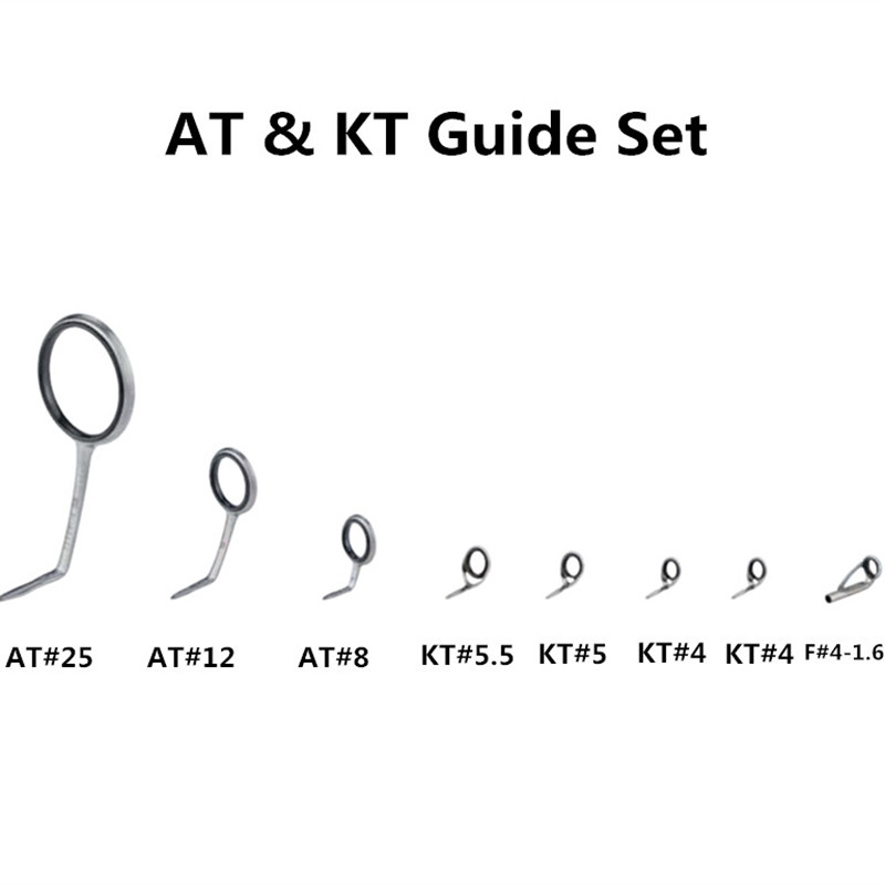 NooNRoo AT & KT Guide Set Fish - đánh giá và giá Fishing Rod Guide Replacement